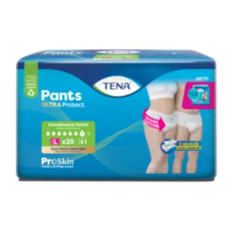 PAÑAL ADULTO TENA PANTS ULTRA PROTECT L X 20 UNIDADES - Ecofarma